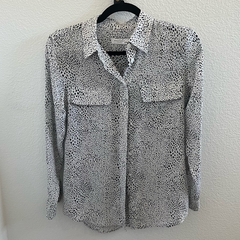 💕 Equipment silk shirt 💕